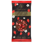 MILK CHOCOLATE BAR - STRAWBERRY FIELDS - 100G