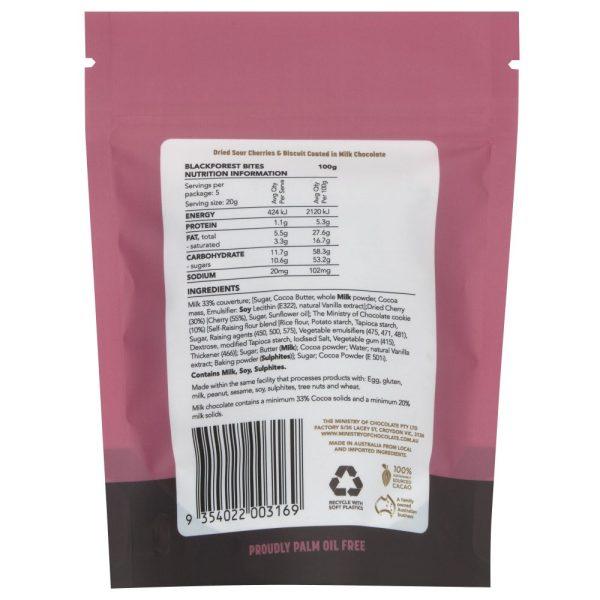 CHOCOLATE BLACKFOREST BITES -100G