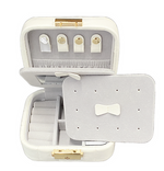 SMALL WHITE TRAVEL JEWELLERY BOX