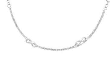 STERLING SILVER INFINITY BRACELET