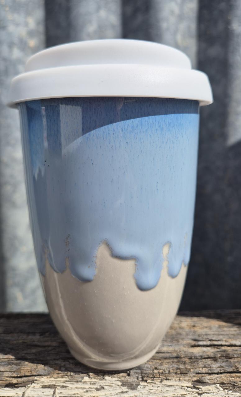 TRAVEL MUG 12OZ WITH LID - MONSOON
