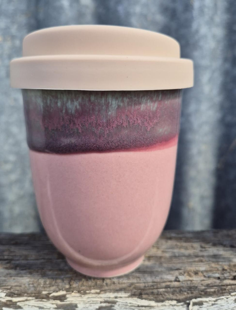 TRAVEL MUG 8OZ - PINK FLAMINGO