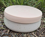 CERAMIC BOWL WITH LID - SMALL - SANDY