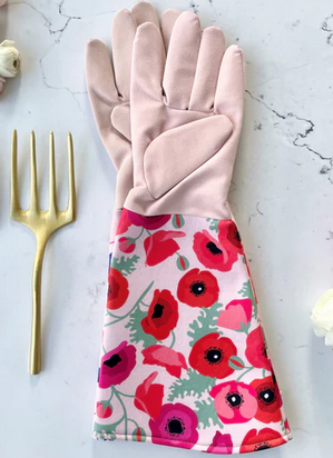 GARDEN GLOVES - POPPIES