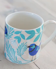 CERAMIC MUG - BLUE WREN