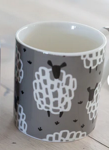 CERAMIC MUG - GREY SHEEP