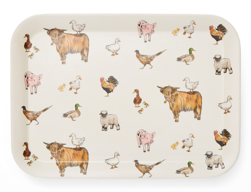 BUTTERCUP - FARMYARD BAMBOO LARGE TRAY
