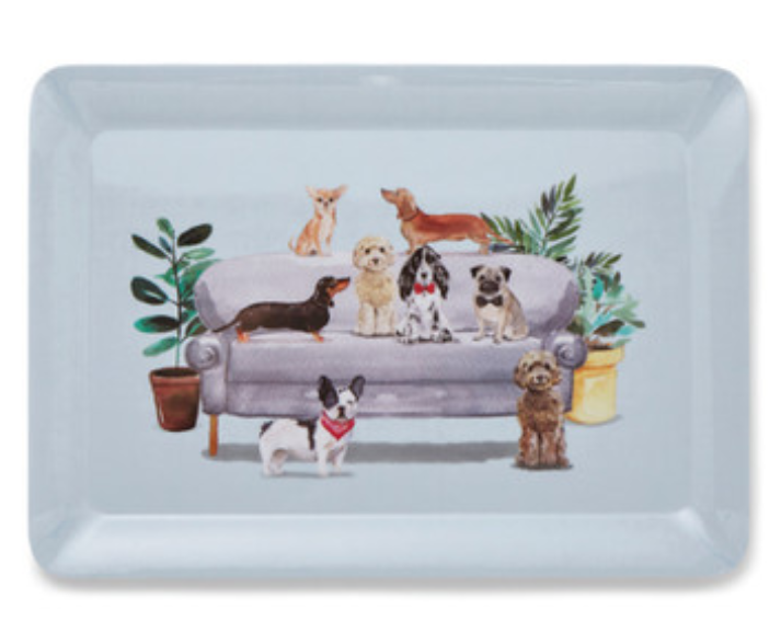 CURIOUS DOGS - LARGE TRAY