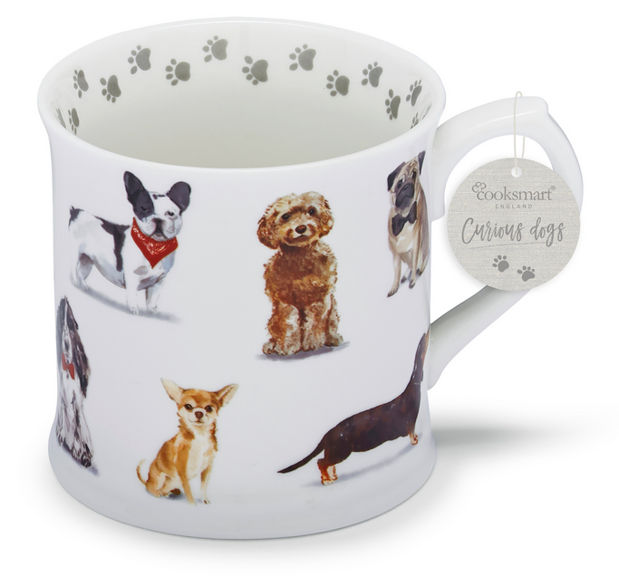 CURIOUS DOGS - TANKARD MUG