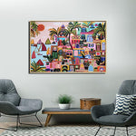 WALL ART - COASTAL TOWN
