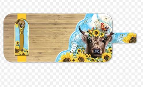 HIGHLAND COW PLATTER