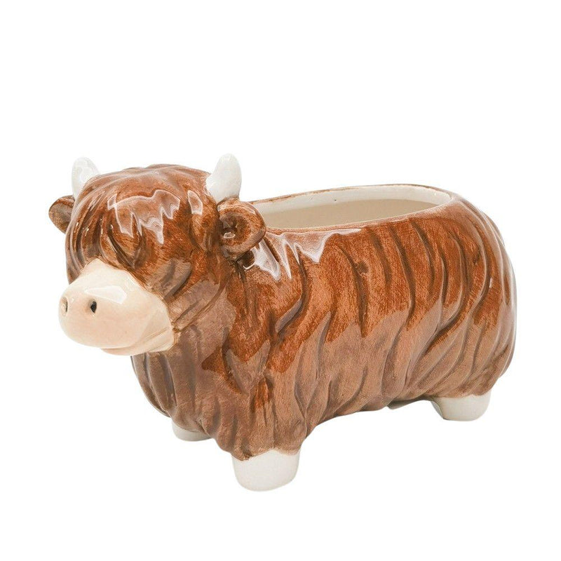 HIGHLAND COW PLANTER