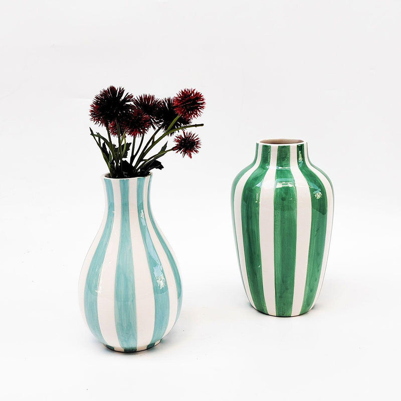 BLUE STRIPE VASE
