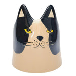 BAILEY CAT PLANTER BLACK AND WHITE