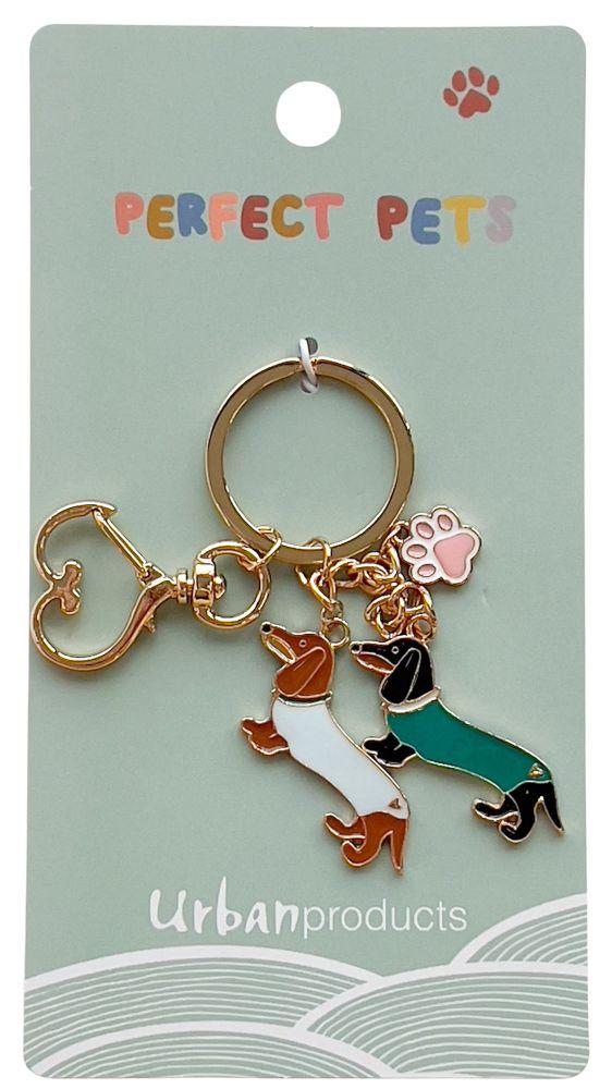 KEYRING - SAUSAGE DOGS