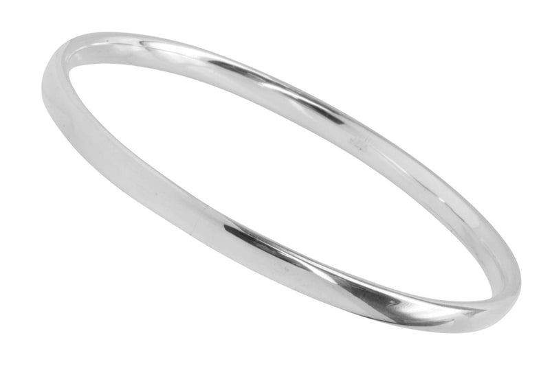 STERLING SILVER  SOLID SILVER BANGLE 70MM