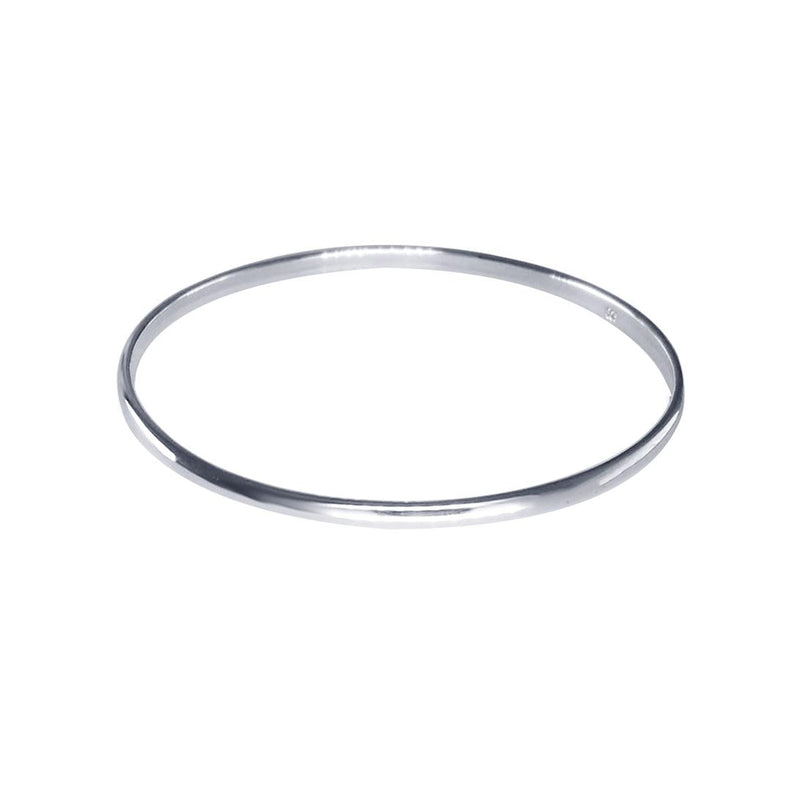 STERLING SILVER SOLID 3MM BANGLE