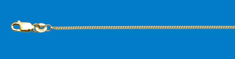STERLING SILVER 9CT GOLD PLATED CHAIN