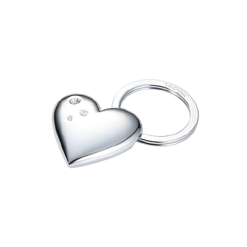 TROIKA 3D HEART WITH SWAROVSKI CRYSTALS