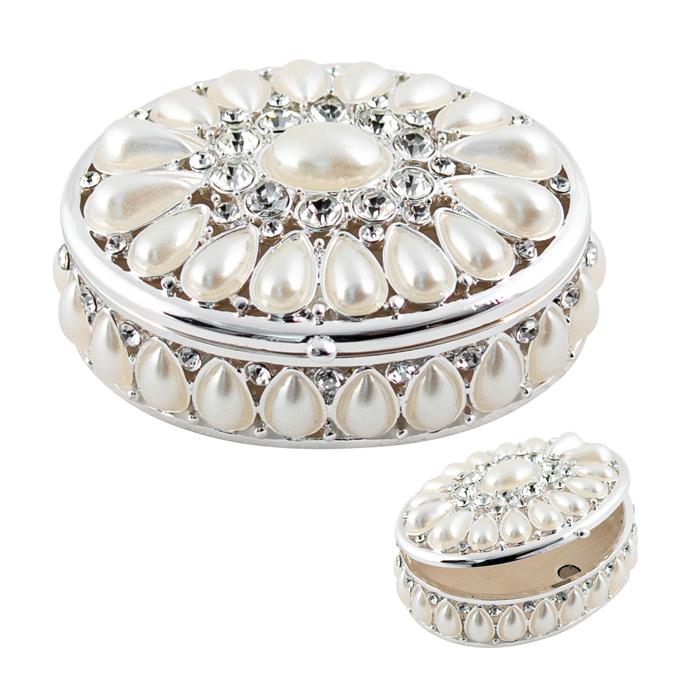 OVAL PEARL JEWELLERY BOX