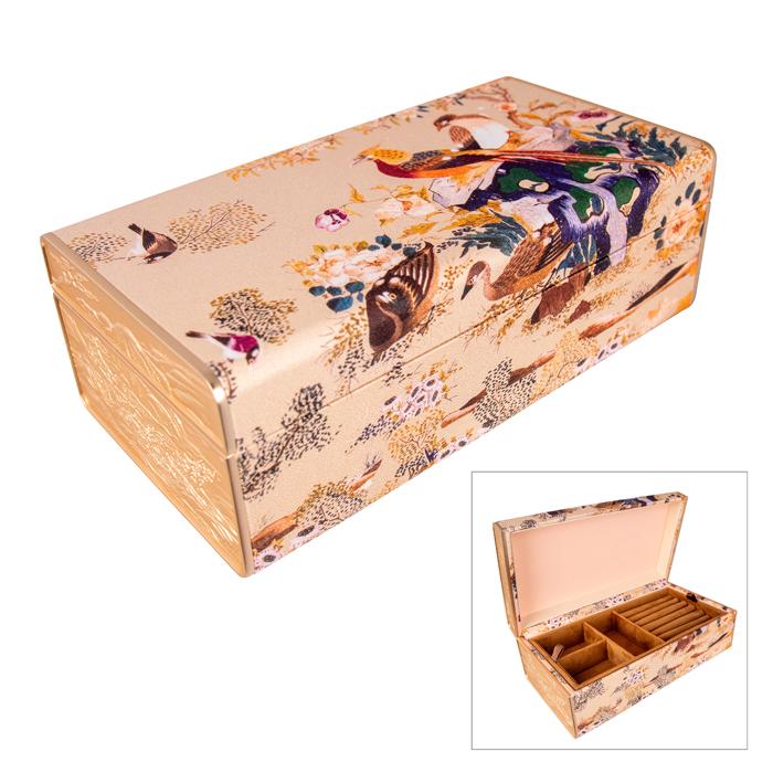 BONE JEWELLERY BOX WITH BIRDS
