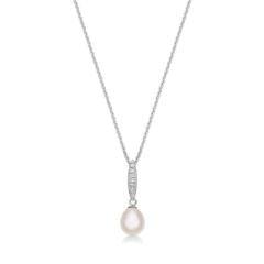 STERLING SILVER FRESHWATER PEARL PENDANT