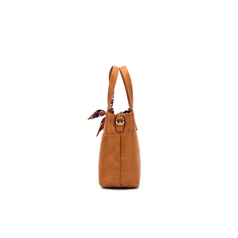 AMELIE TAN 2 PIECE TOP HANDLE BAG