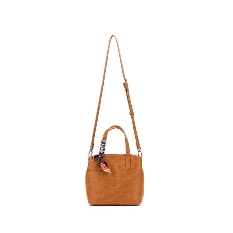 AMELIE TAN 2 PIECE TOP HANDLE BAG