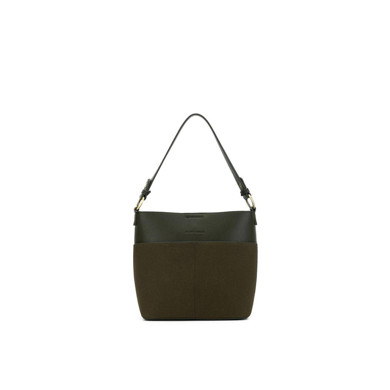 MARTINA DARK OLIVE BUCKET/CROSSBODY BAG