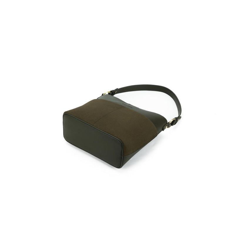 MARTINA DARK OLIVE BUCKET/CROSSBODY BAG