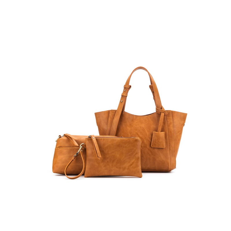 MINI LAUREN TAN HANDBAG