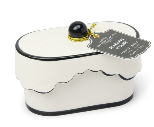 CERAMIC CANDLE - BLACK FIG & OLIVE