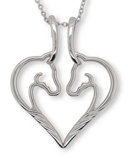STERLING SILVER HORSE HEAD NECKLACE