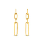 9CT YELLOW GOLD DROP EARRINGS