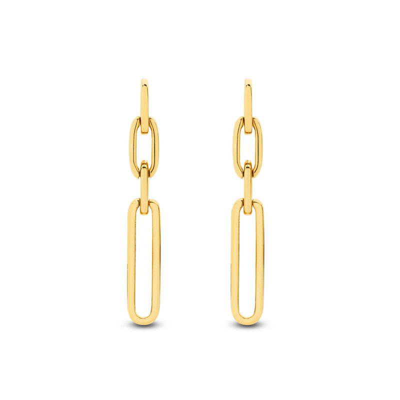 9CT YELLOW GOLD DROP EARRINGS