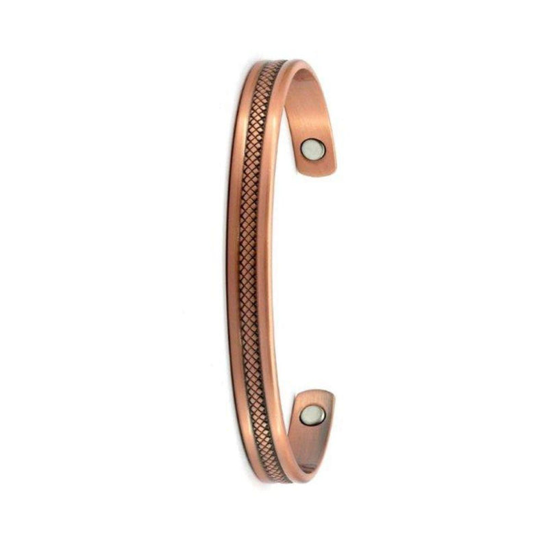 COPPER BANGLE - MESH PATTERN