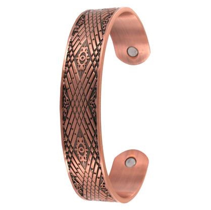 COPPER BANGLE - GEOMETRIC