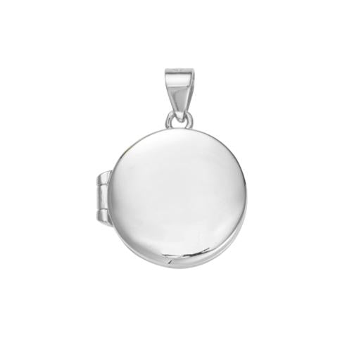 STERLING SILVER CIRCLE LOCKET