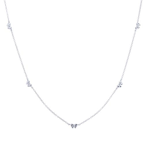 STERLING SILVER FINE CHAIN WITH BOW DETAIL