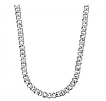 STAINLESS STEEL CURB LINK CHAIN - 55CM