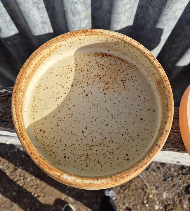 CERAMIC TRAVEL BOWL - RUSTIC SMALL