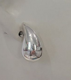 STERLING SILVER 18MM TEARDROP STUDS