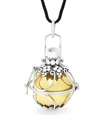 HARMONY BALL - BRASS AND WHITE PEARL