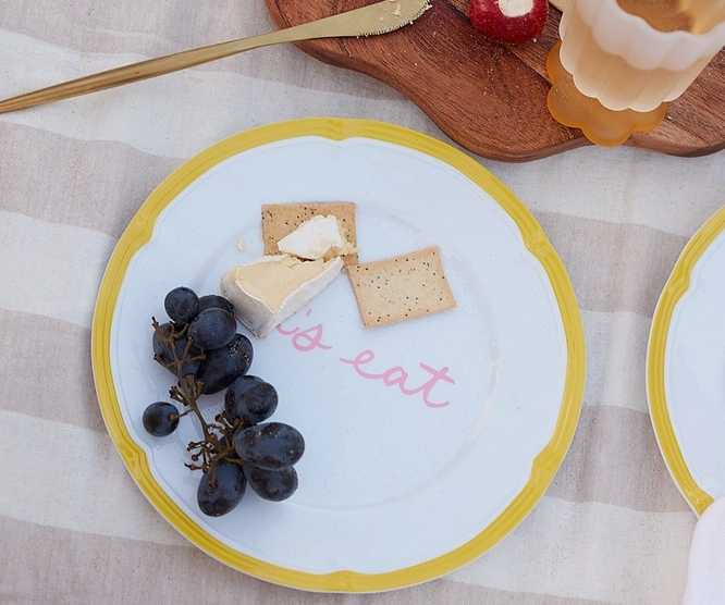 MELAMINE PLATE SET - SO YUMMY