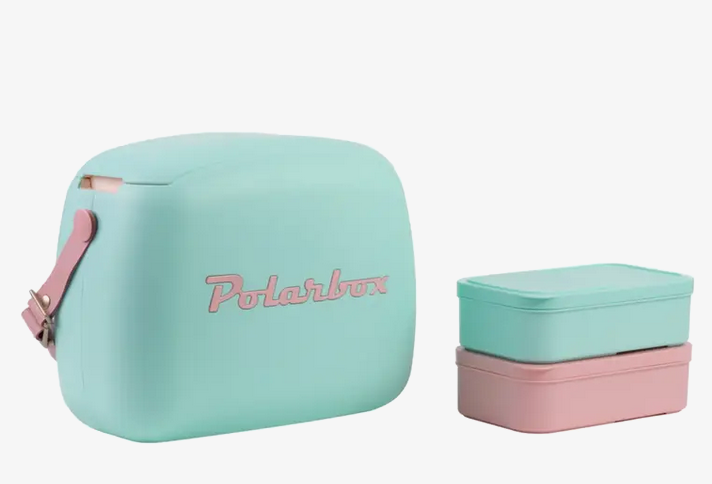 POLARBOX COOLER BAG 6L - CYAN/PINK