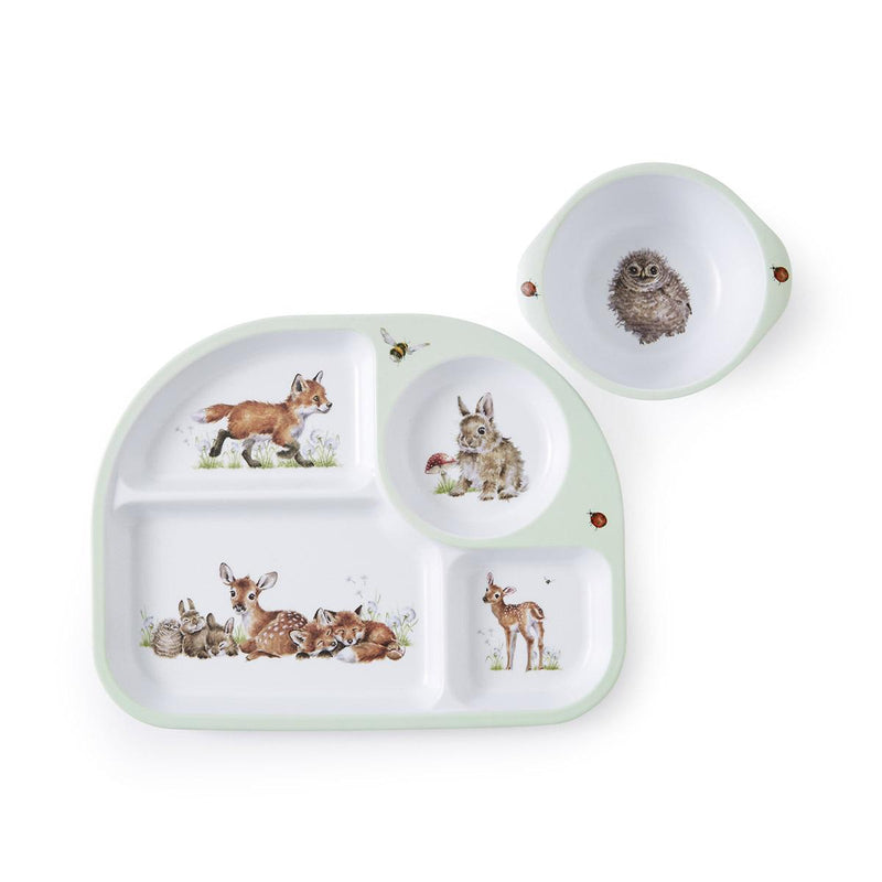 ROYAL WORCESTER WRENDALE DESIGNS - DIVIDED PLATE
