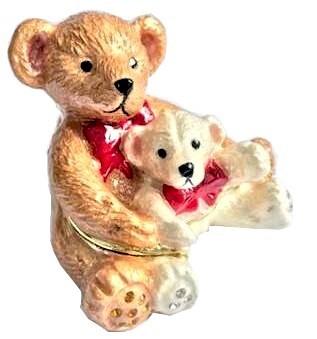 TRINKET TEDDY  BEARS WITH NECKLACE