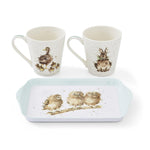 WRENDALE - MUG & TRAY SET - WOODLAND ANIMALS