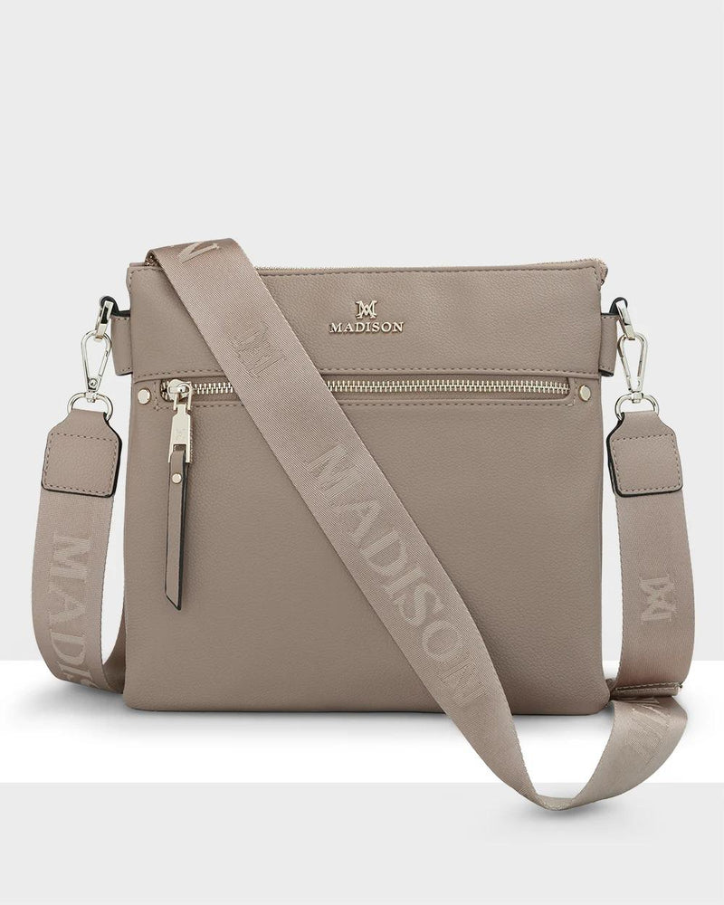 RENEE CROSSBODY BAG - TAUPE
