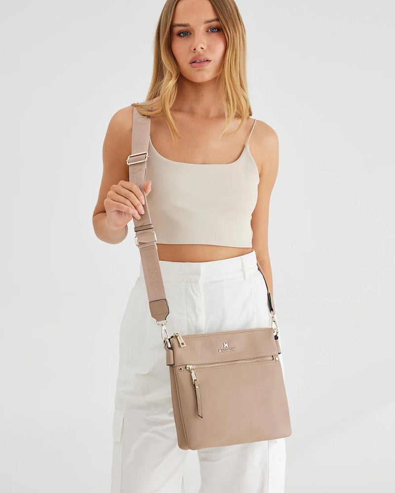 RENEE CROSSBODY BAG - TAUPE